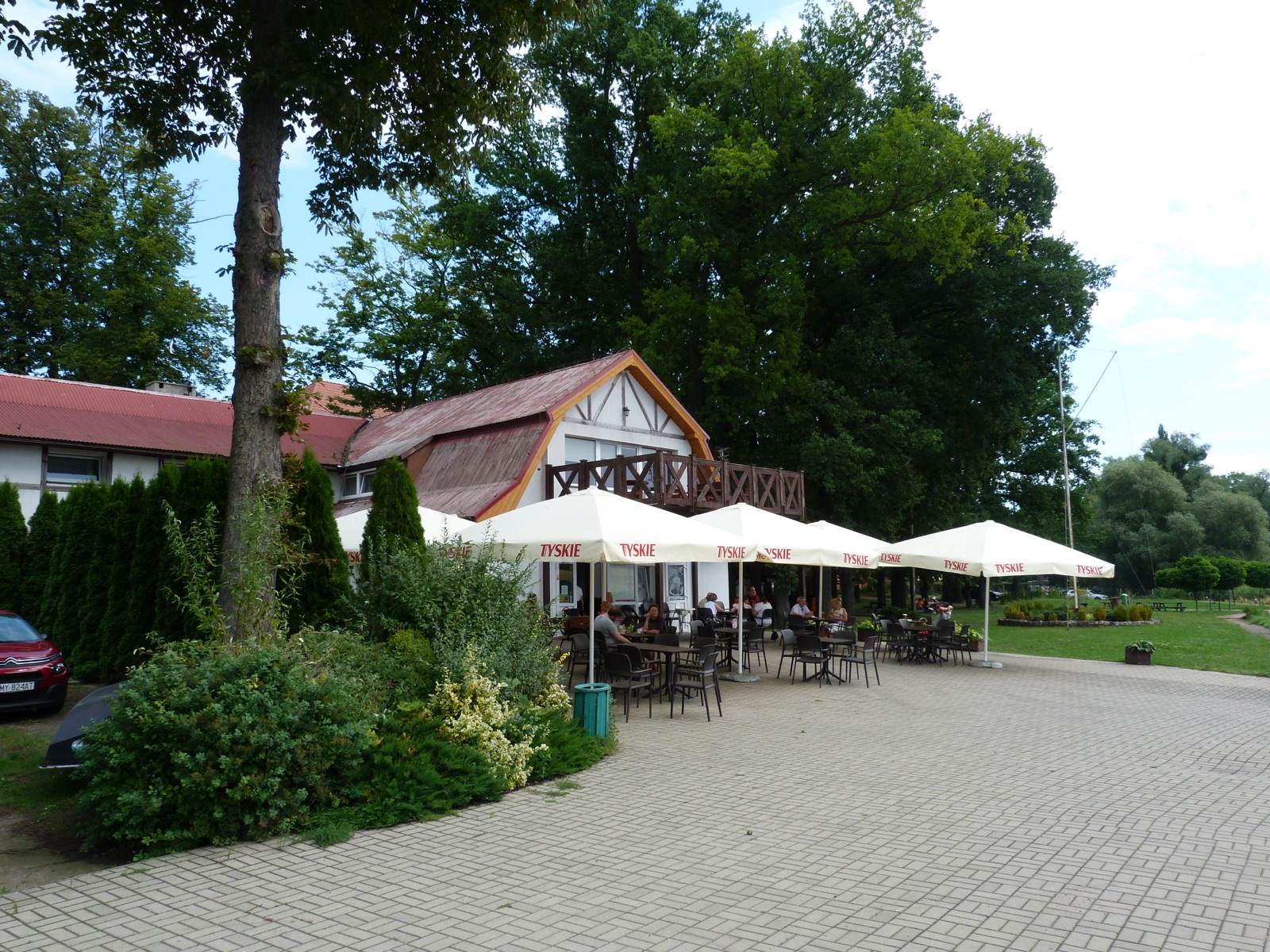Restaurant an der Marina in Myślibórz am Soldiner See